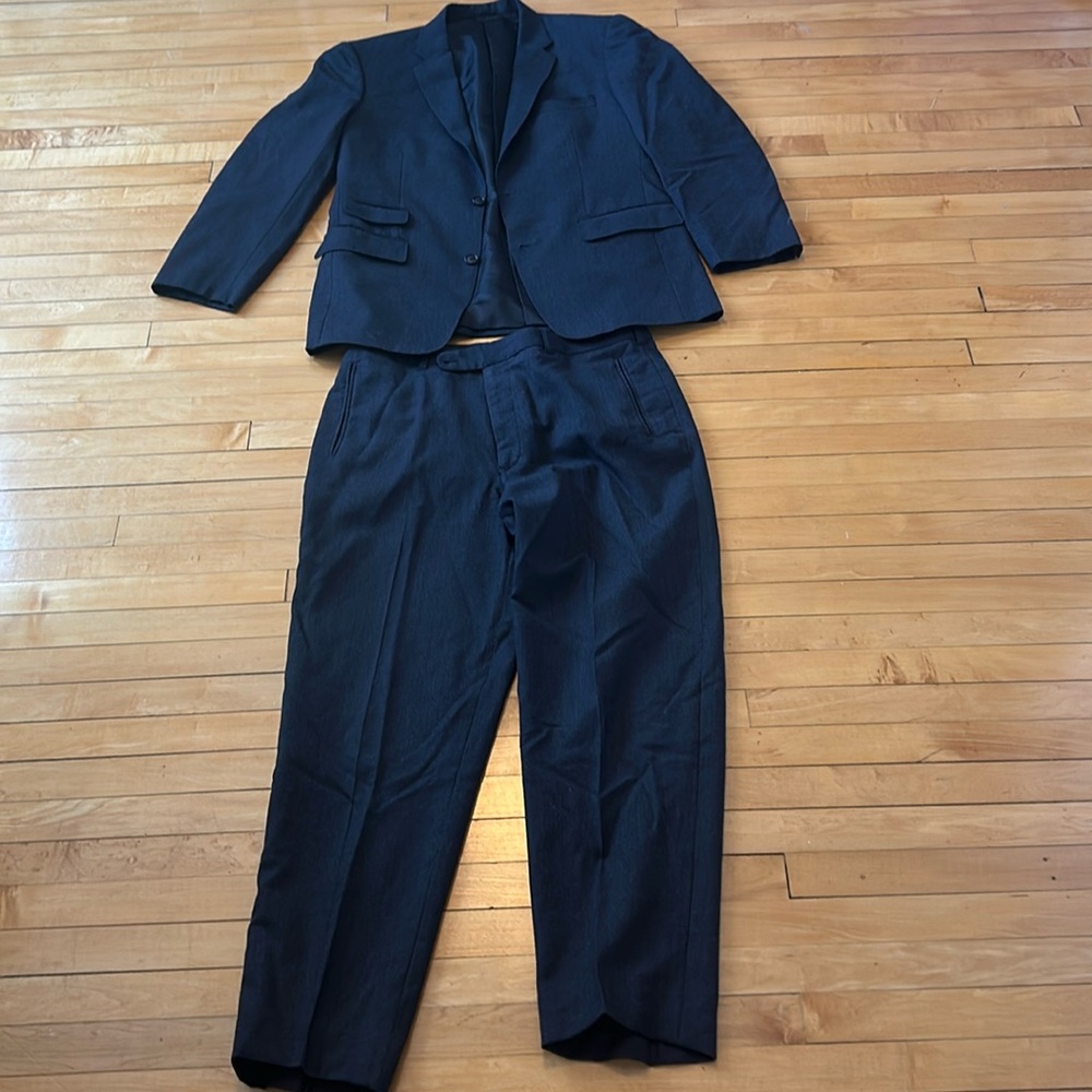 Maxwells bespoke charcoal grey suit